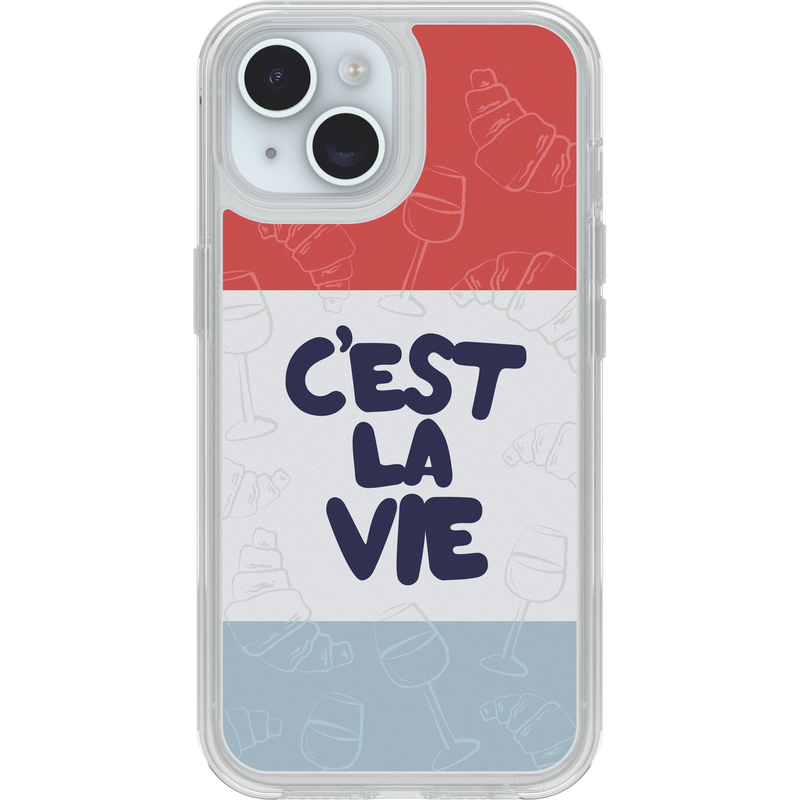 product image 1 - Coque iPhone 15, iPhone 14 et iPhone 13 Symmetry Series Clear Collection Paris