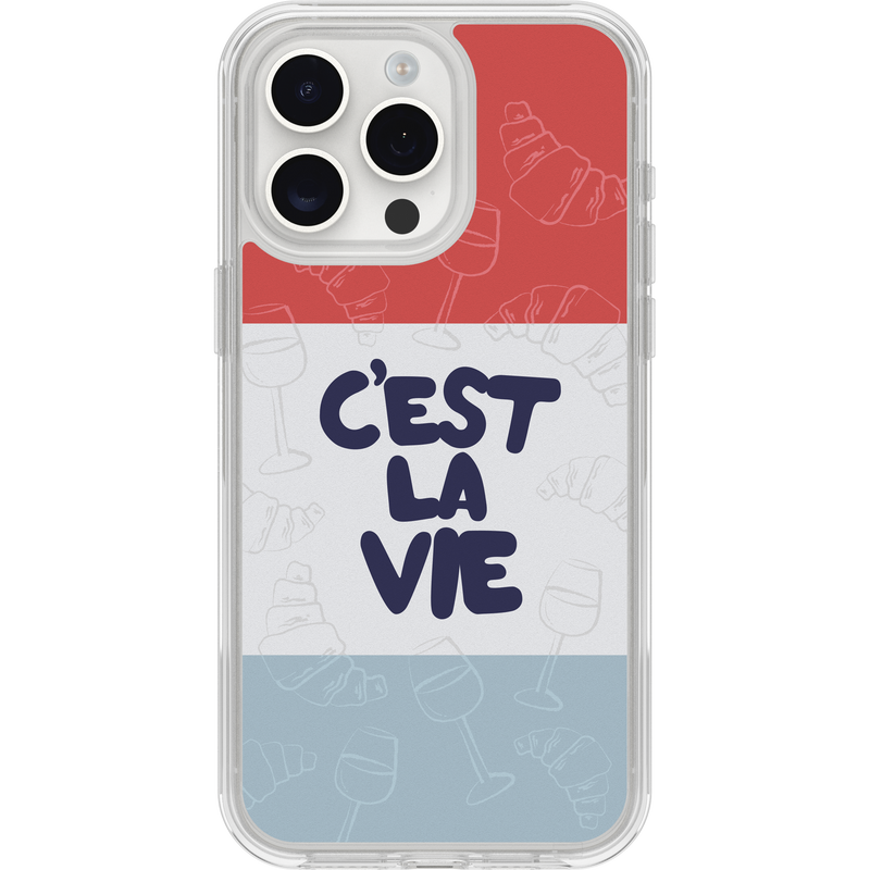 product image 1 - Coque iPhone 15 Pro Max Symmetry Series Clear Collection Paris